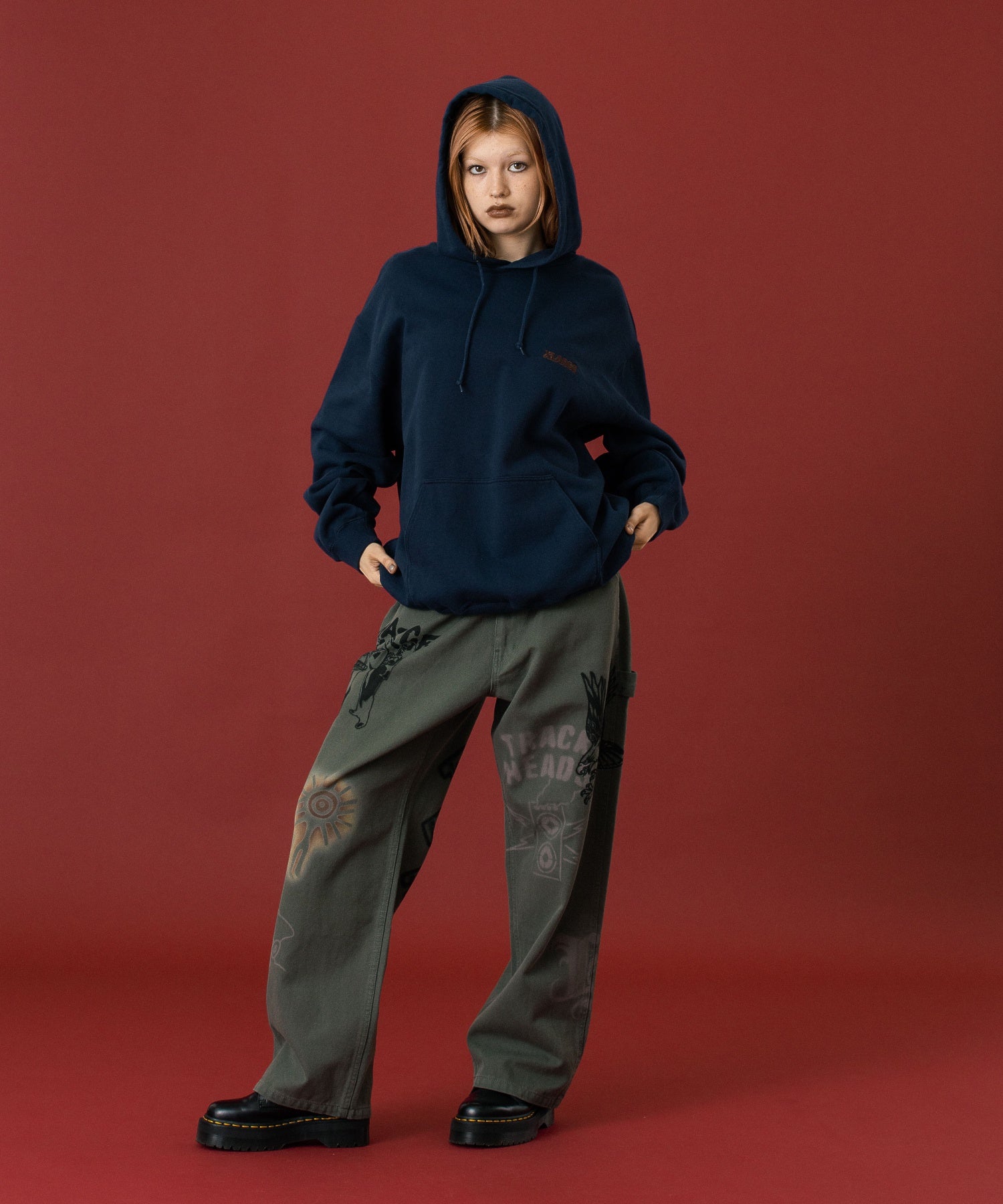 กางเกงขายาว XLARGE รุ่น PAINTING PAINTER PANTS