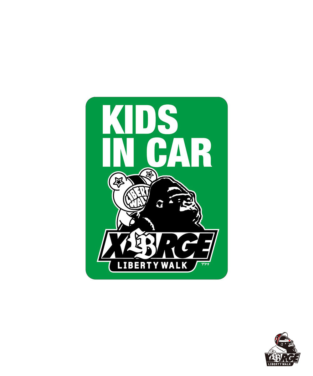 สติ๊กเกอร์ XLARGE รุ่น  Xlarge X Liberty Walk Sticker Kids In The Car