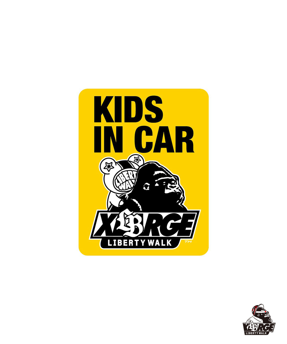 สติ๊กเกอร์ XLARGE รุ่น  Xlarge X Liberty Walk Sticker Kids In The Car