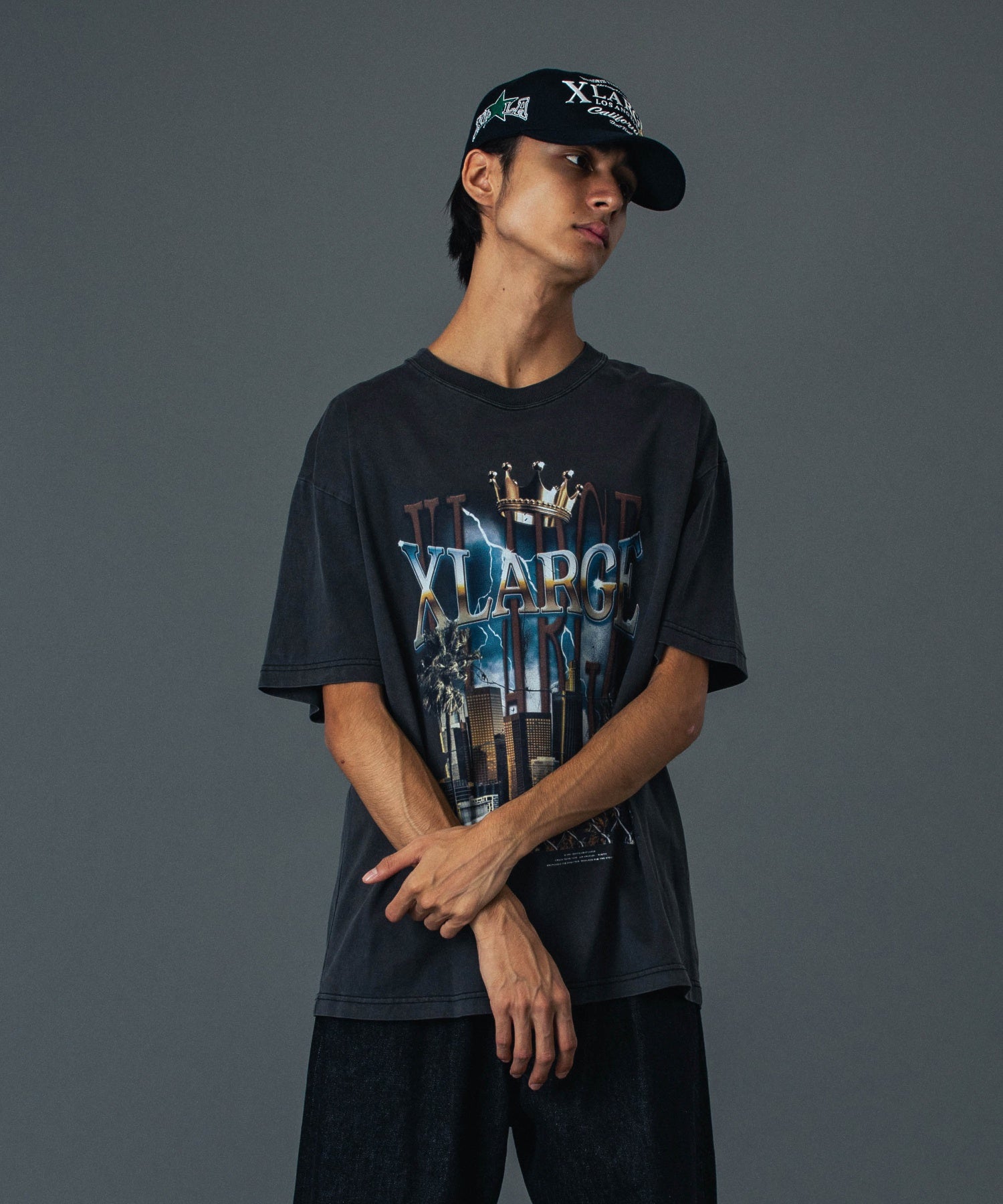 เสื้อยืดแขนสั้น XLARGE รุ่น CITYSCAPE S/S TEE