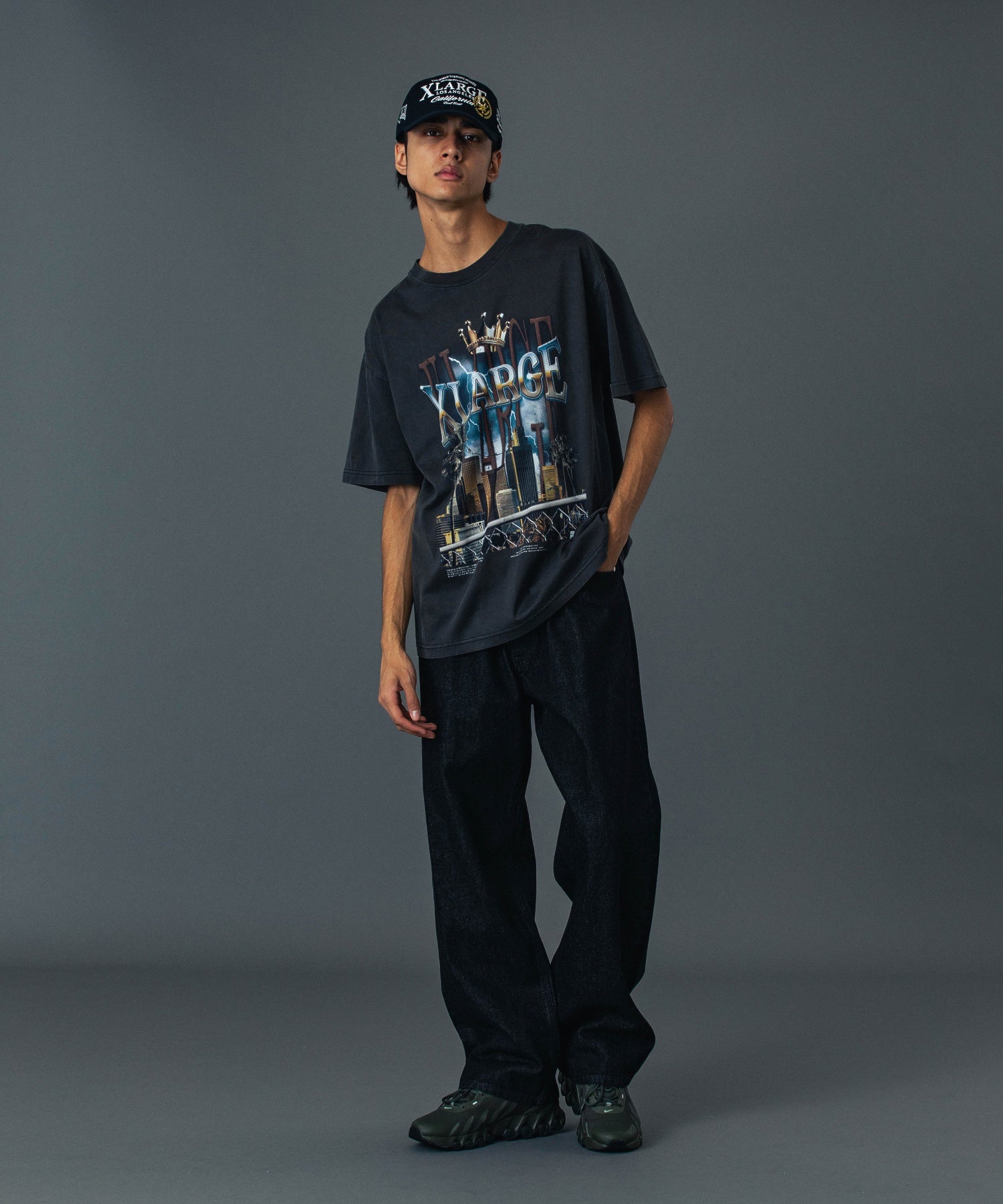 เสื้อยืดแขนสั้น XLARGE รุ่น CITYSCAPE S/S TEE