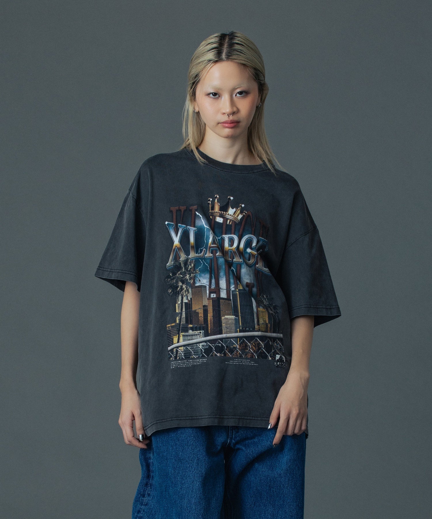 เสื้อยืดแขนสั้น XLARGE รุ่น CITYSCAPE S/S TEE