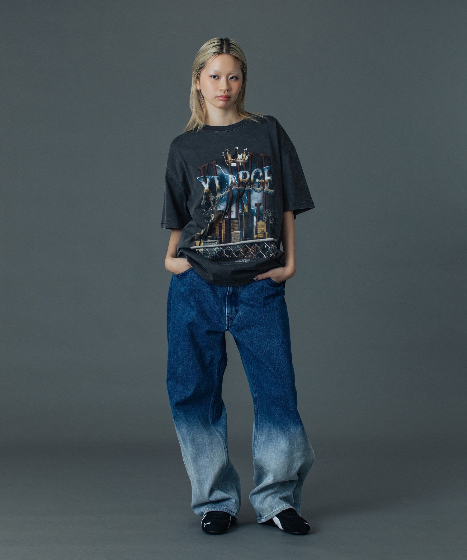 เสื้อยืดแขนสั้น XLARGE รุ่น CITYSCAPE S/S TEE