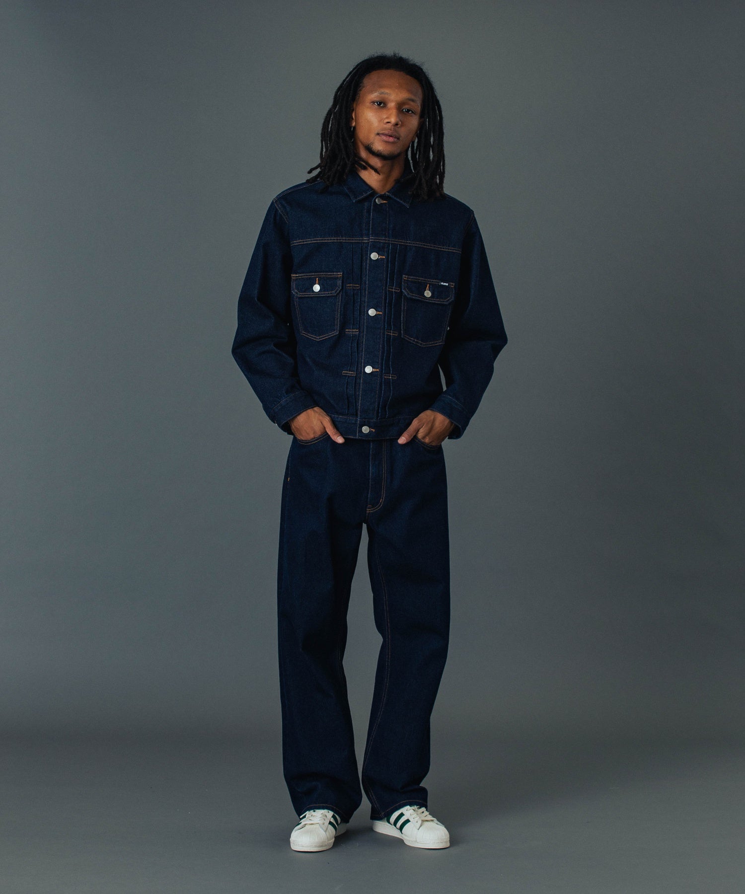 เสื้อแจ็คเก็ตผ้าเดนิม XLARGE รุ่น STAR LOGO DENIM JACKET