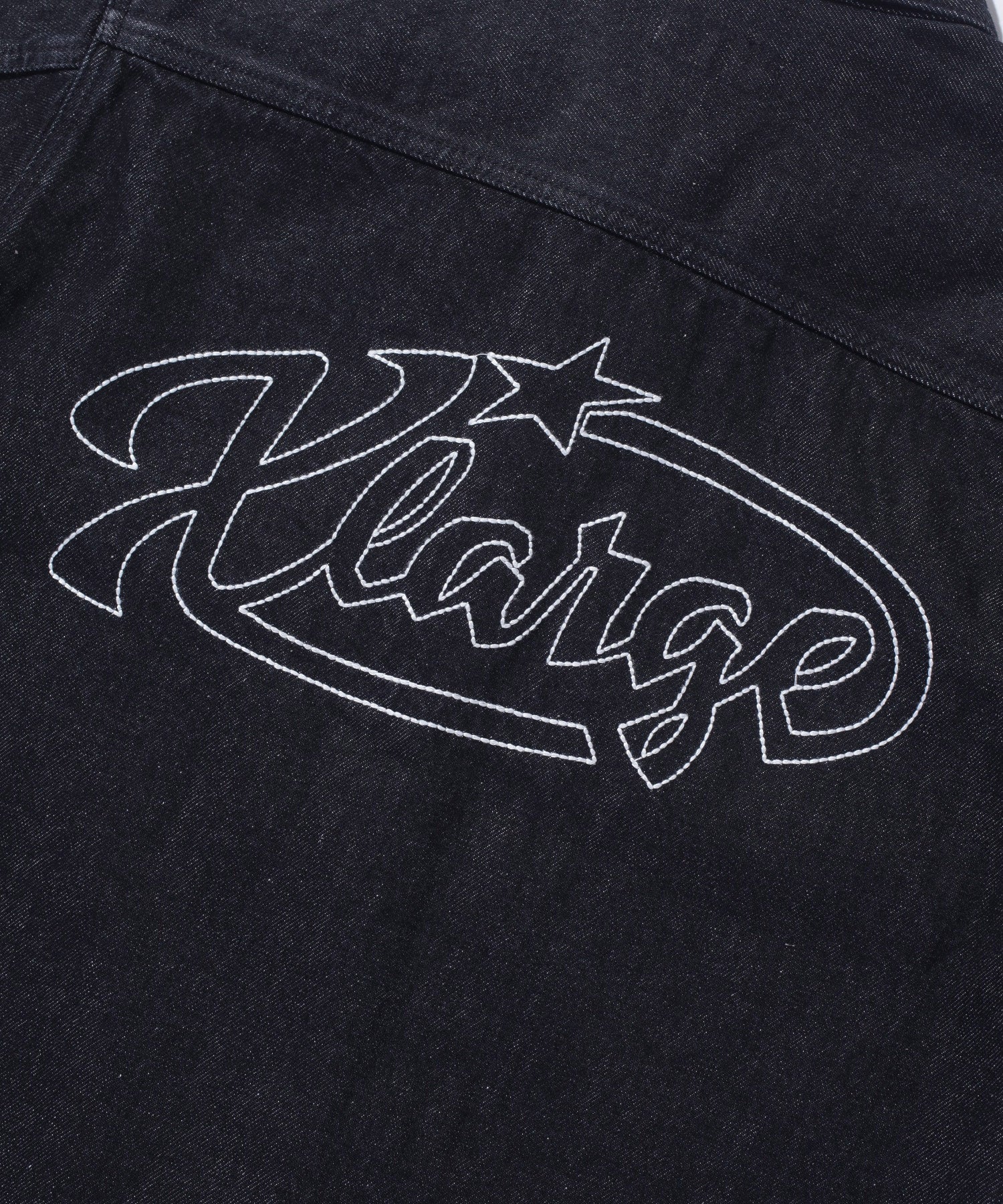 เสื้อแจ็คเก็ตผ้าเดนิม XLARGE รุ่น STAR LOGO DENIM JACKET