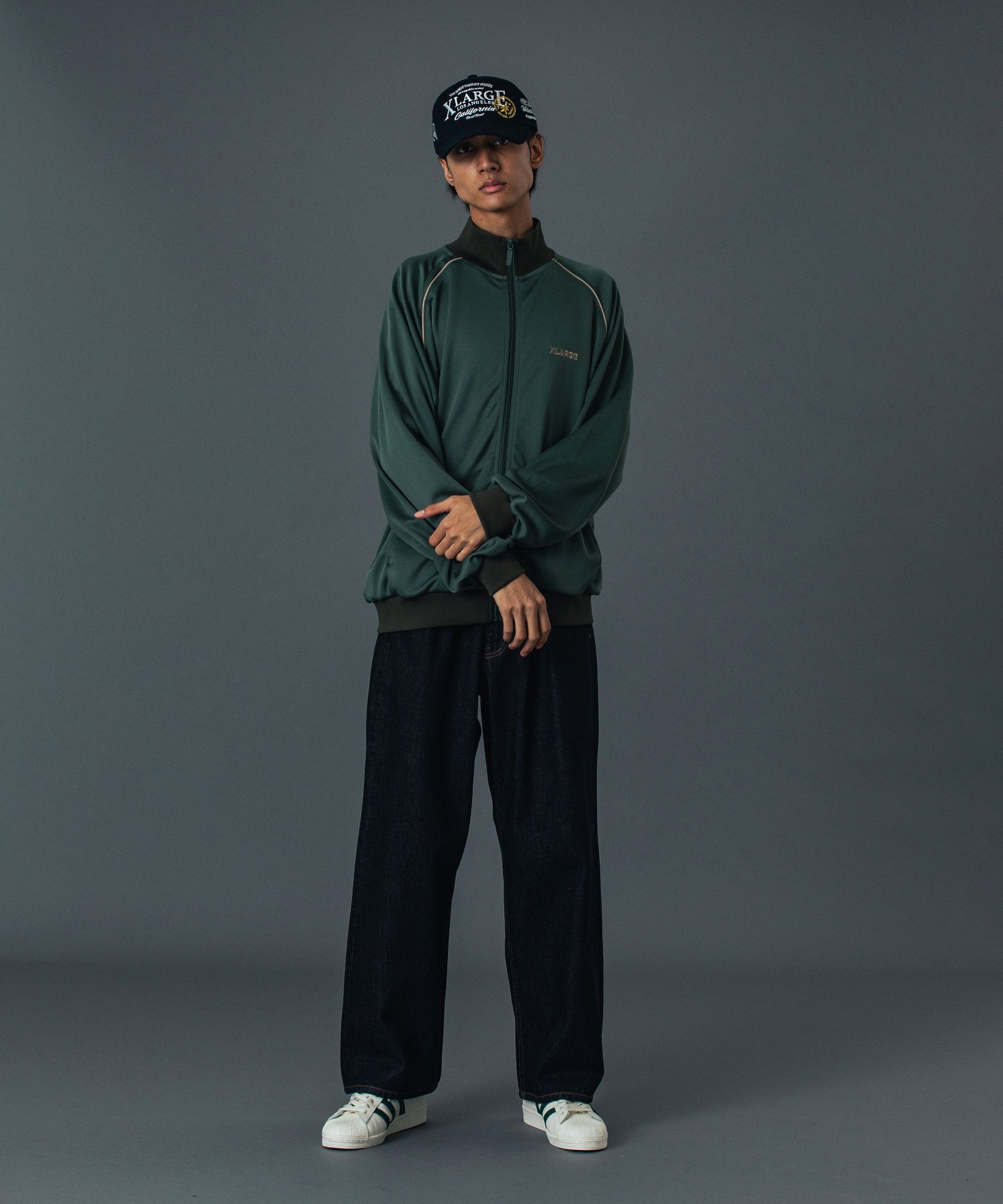 กางเกงยีนส์ผ้าเดนิม XLARGE รุ่น RAGE LOGO DENIM PANTS