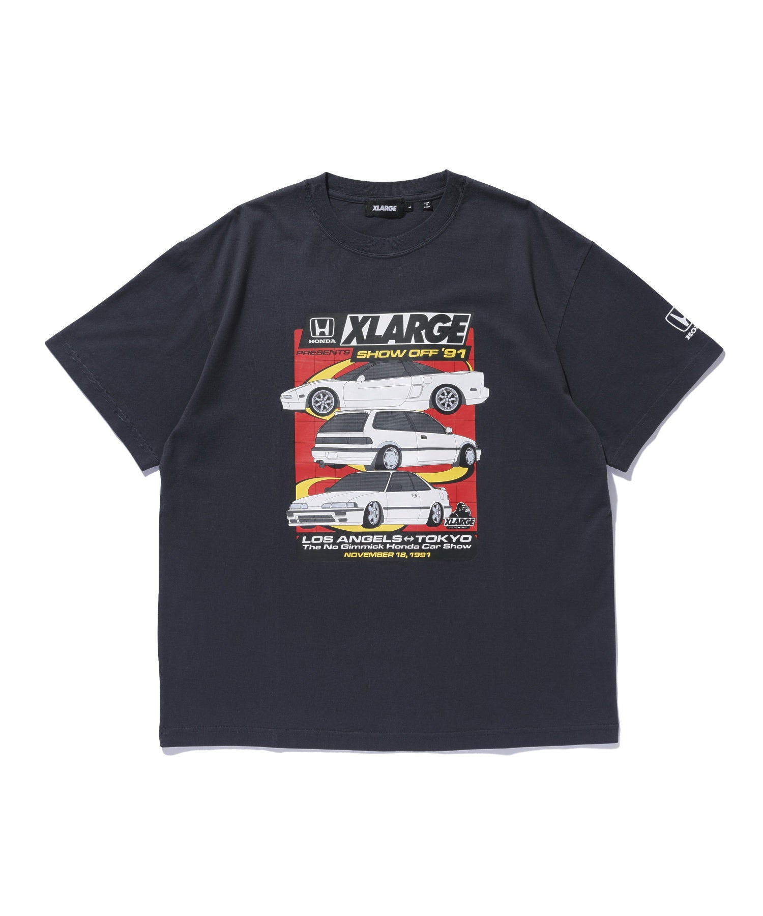 เสื้อยืดแขนสั้น XLARGE x Honda SHOWOFF S/S TEE