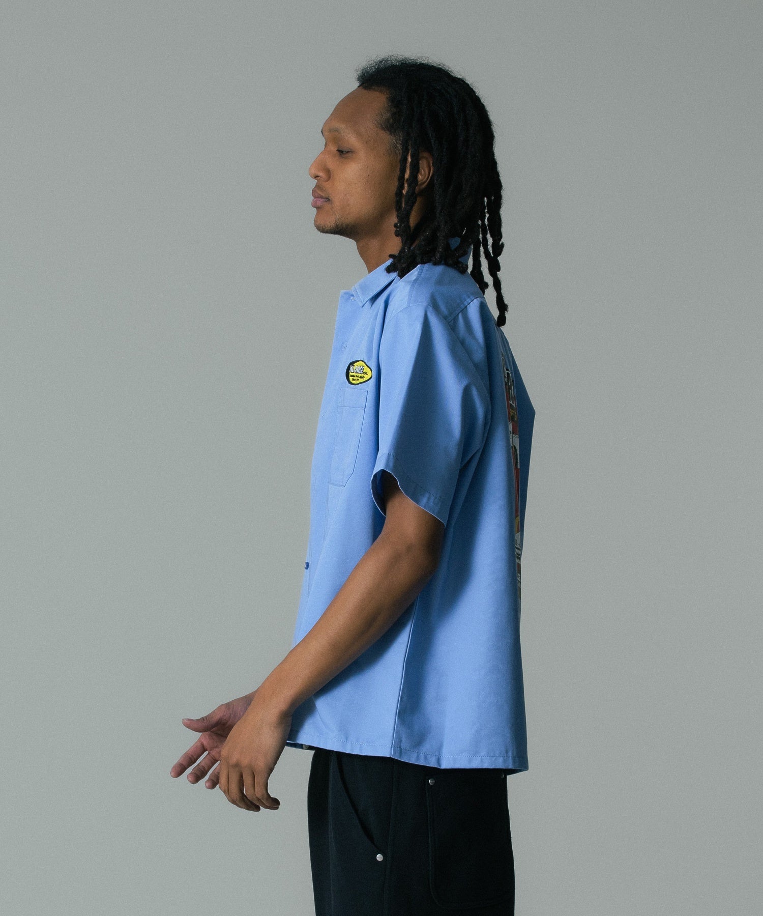 เสื้อเชิ้ตแขนสั้น XLARGE x Honda SHOWOFF S/S WORK SHIRT