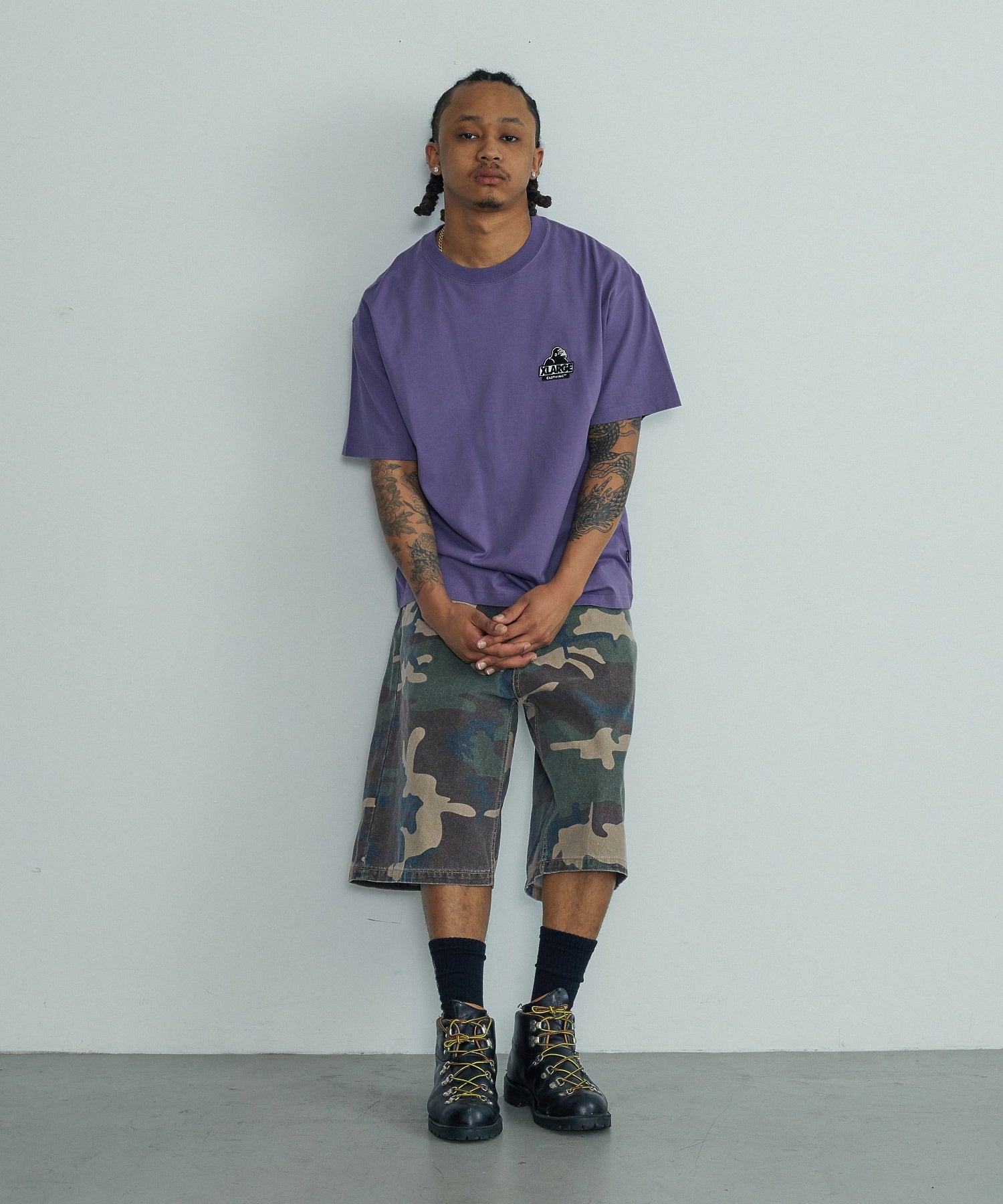 กางเกงขาสั้น Xlarge รุ่น WASHED SHORT PANTS