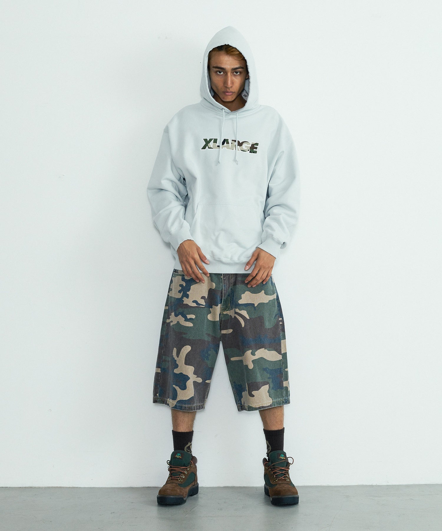 กางเกงขาสั้น Xlarge รุ่น WASHED SHORT PANTS
