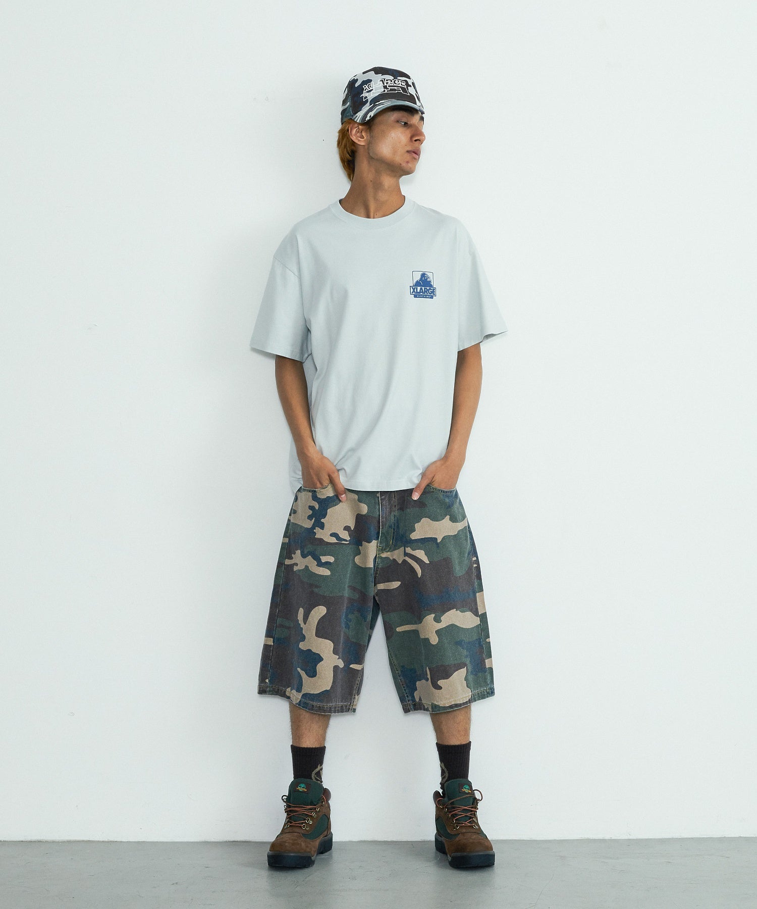 กางเกงขาสั้น Xlarge รุ่น WASHED SHORT PANTS