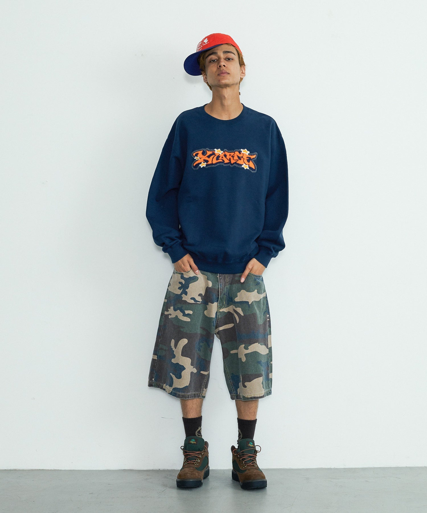 กางเกงขาสั้น Xlarge รุ่น WASHED SHORT PANTS