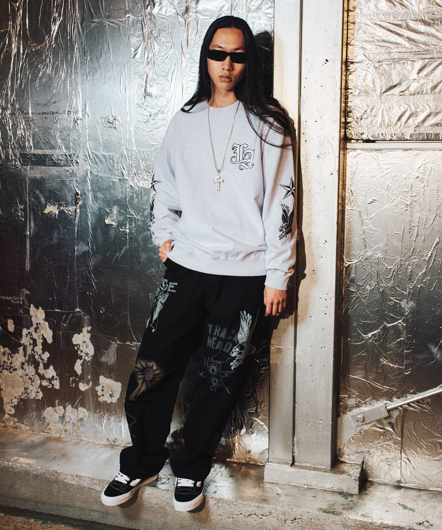 กางเกงขายาว XLARGE รุ่น PAINTING PAINTER PANTS