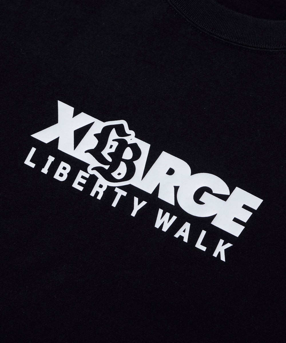 เสื้อยืดแขนสั้น XLARGE รุ่น Xlarge X Liberty Walk Mix Logo S/S Tee