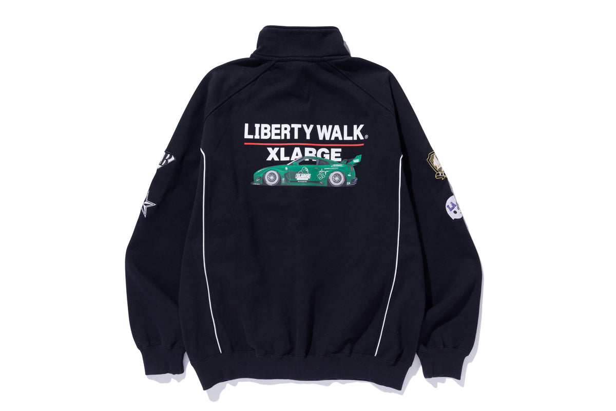 เสื้อฮู้ด XLARGE รุ่น Xlarge X Liberty Walk Half Zip Sweatshirts