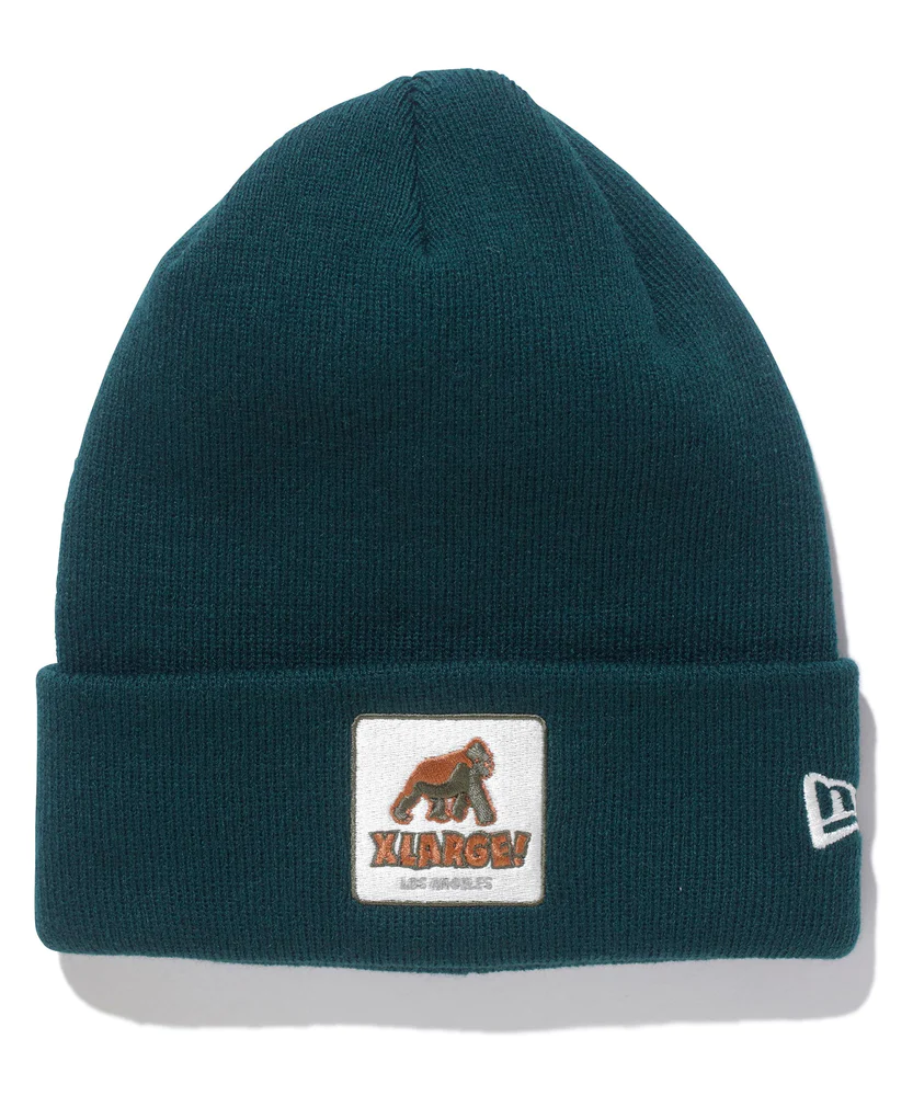 หมวกถัก XLARGE×NEW ERA WALKING APE CUFF BEANIE