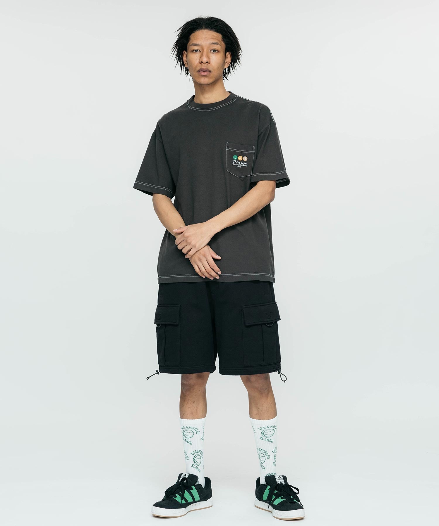 เสื้อยืดแขนสั้น XLARGE รุ่น Overdyed S/S Pocket Tee