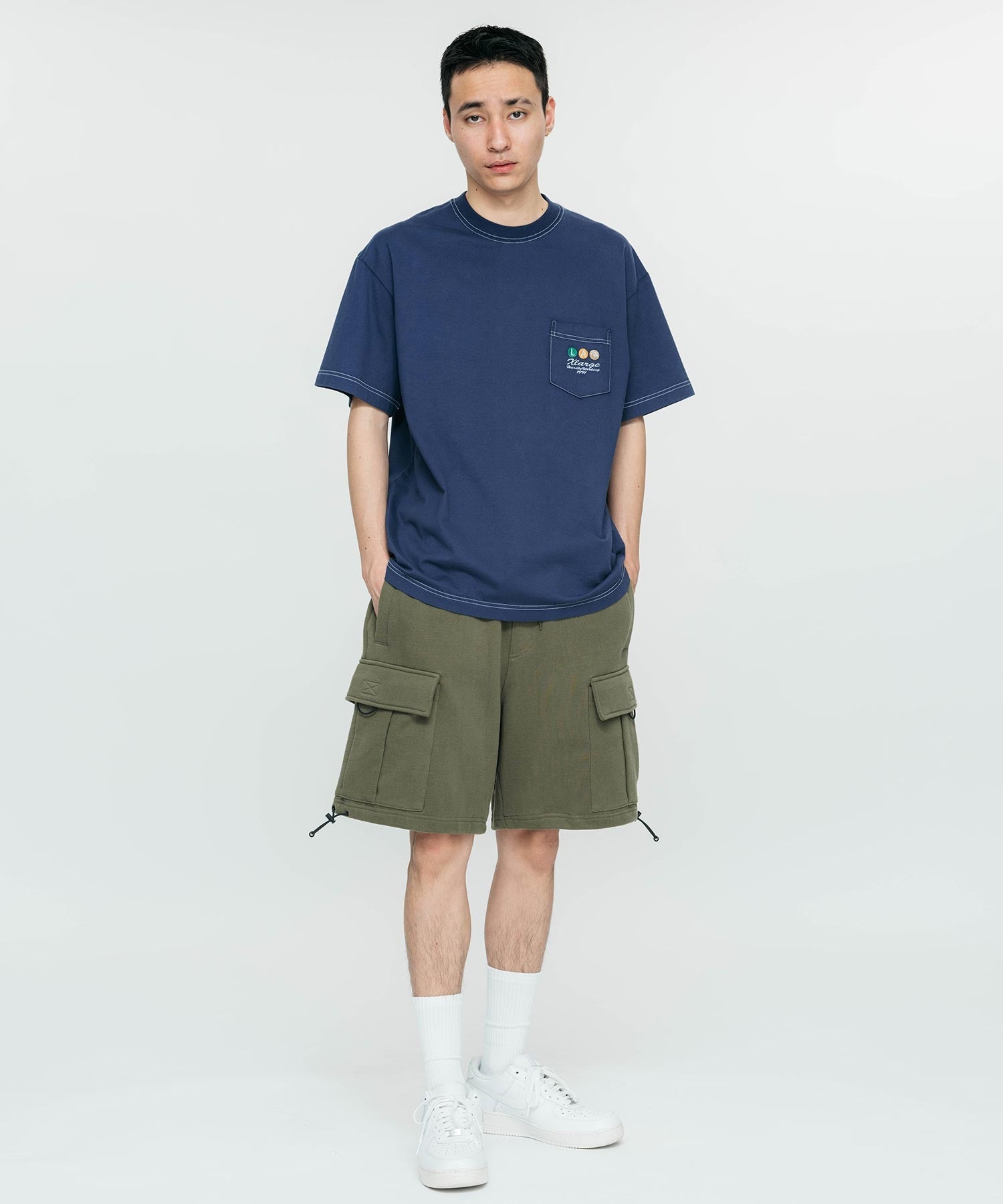 เสื้อยืดแขนสั้น XLARGE รุ่น Overdyed S/S Pocket Tee
