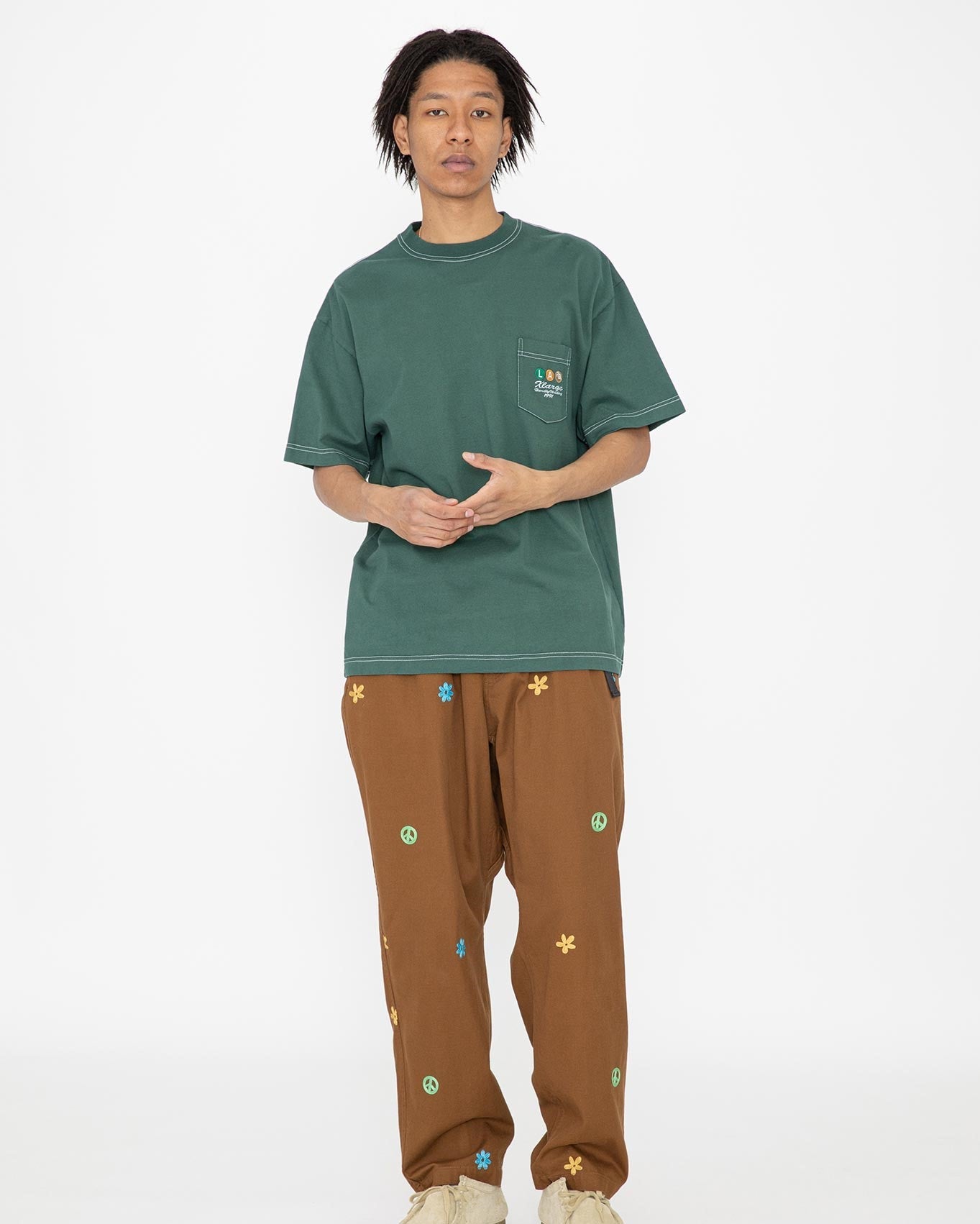 เสื้อยืดแขนสั้น XLARGE รุ่น Overdyed S/S Pocket Tee