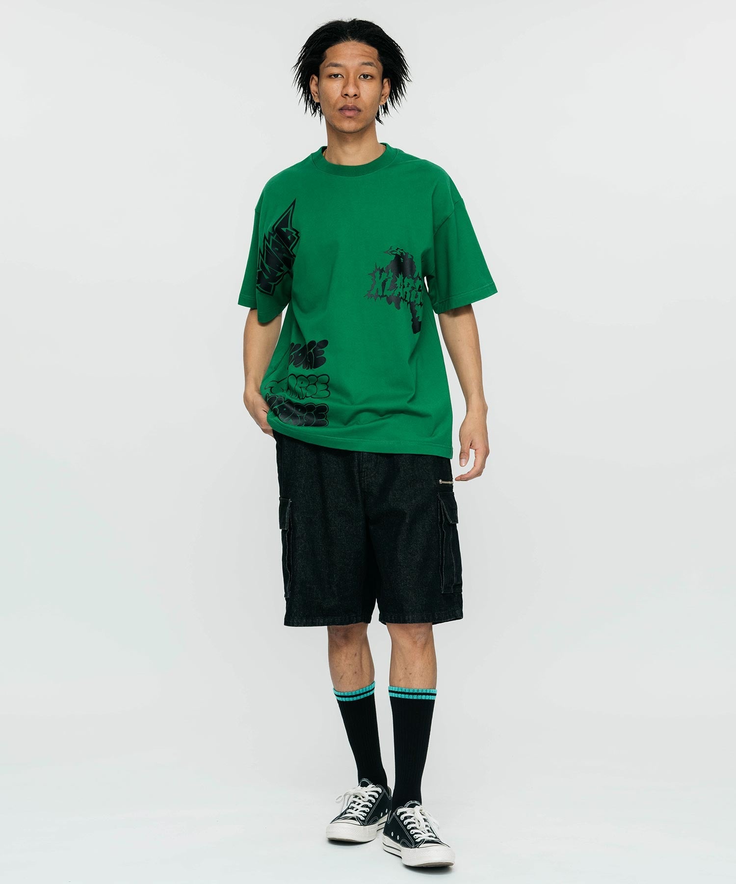 เสื้อยืดแขนสั้น XLARGE รุ่น Random Print S/S Tee