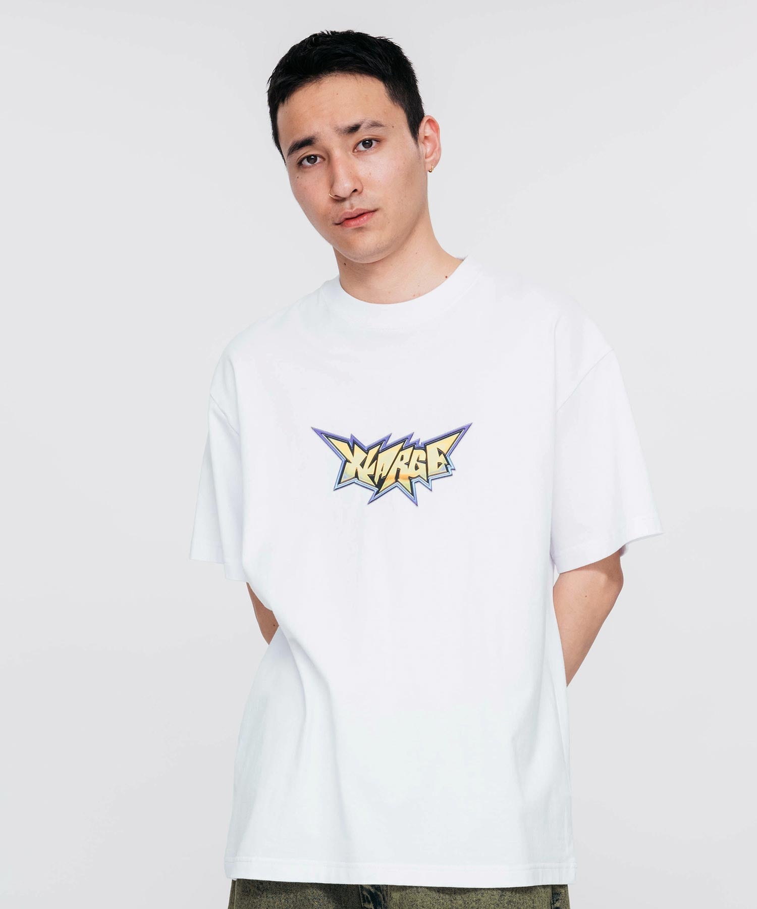 เสื้อยืดแขนสั้น XLARGE รุ่น Burning Monster 1 S/S Tee