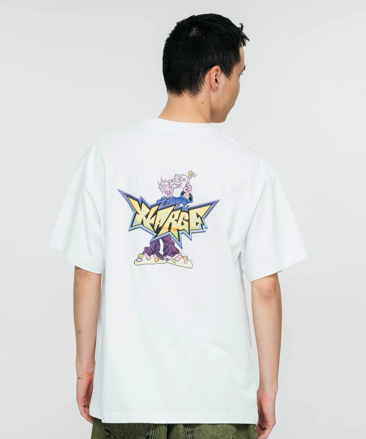 เสื้อยืดแขนสั้น XLARGE รุ่น Burning Monster 1 S/S Tee
