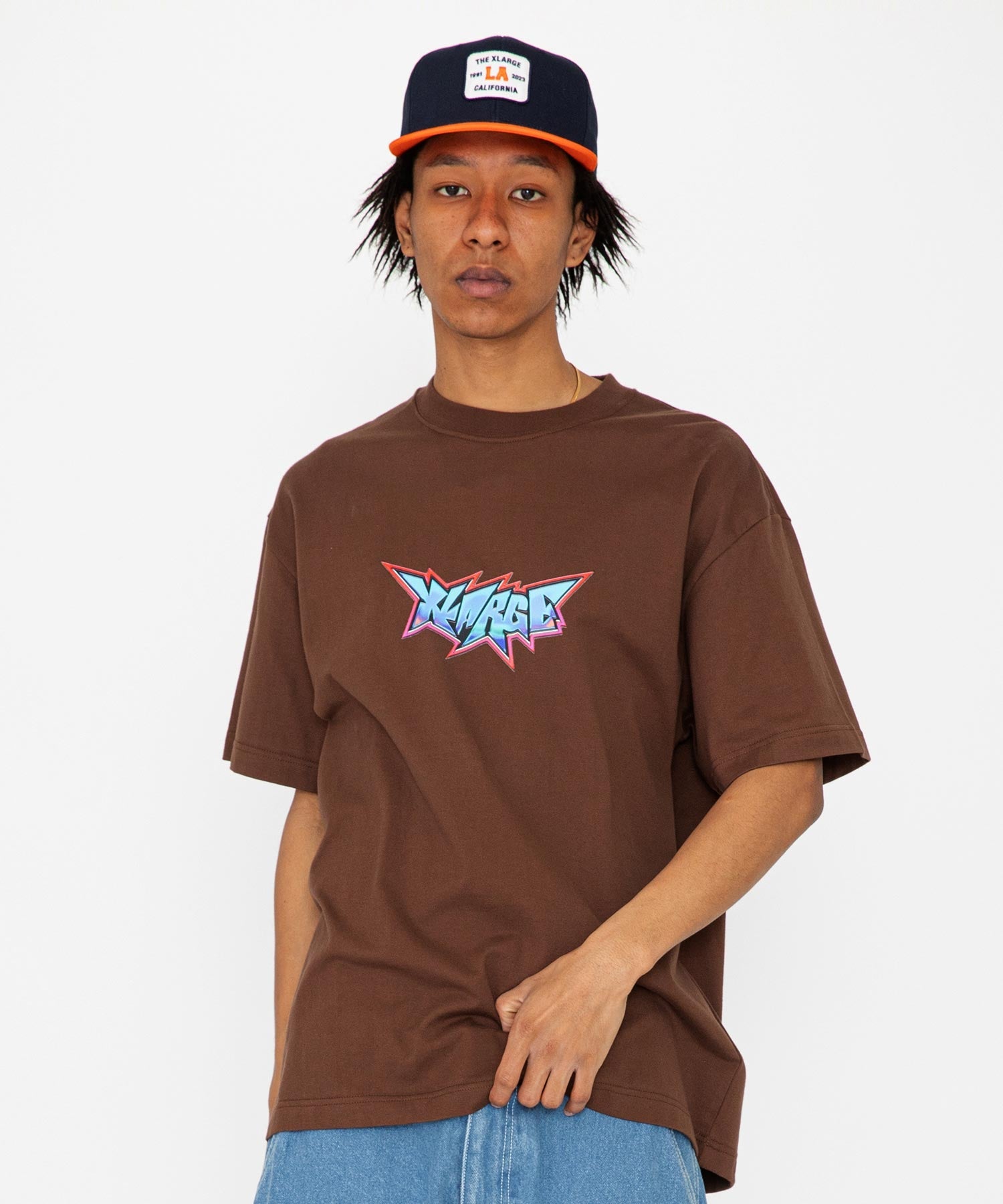 เสื้อยืดแขนสั้น XLARGE รุ่น Burning Monster 1 S/S Tee