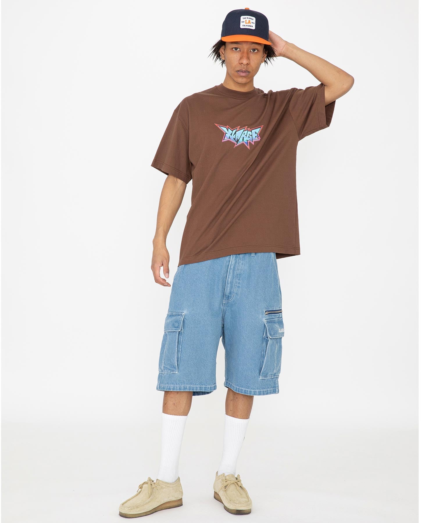 เสื้อยืดแขนสั้น XLARGE รุ่น Burning Monster 1 S/S Tee