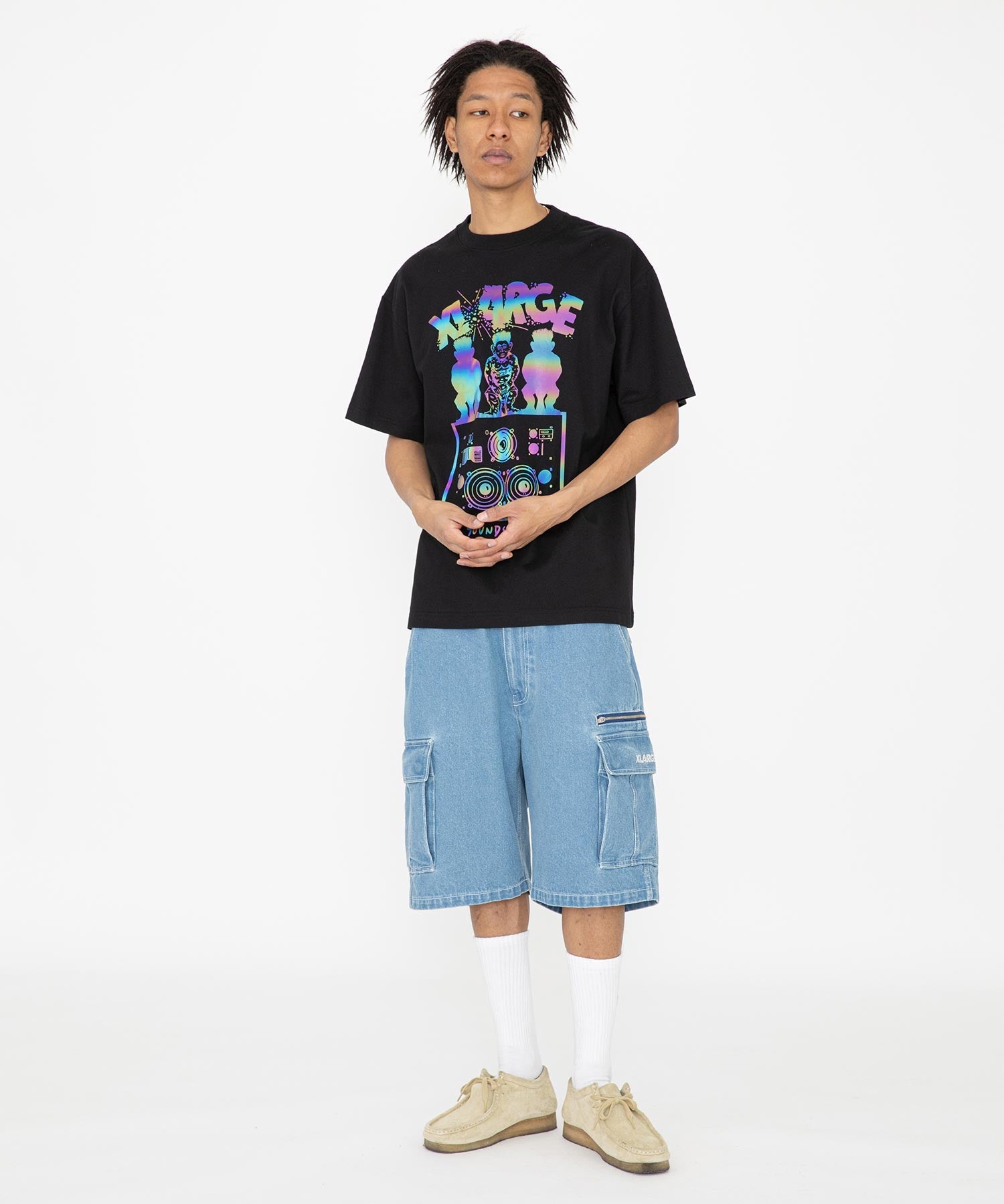เสื้อยืดแขนสั้น XLARGE รุ่น Sound System S/S Tee