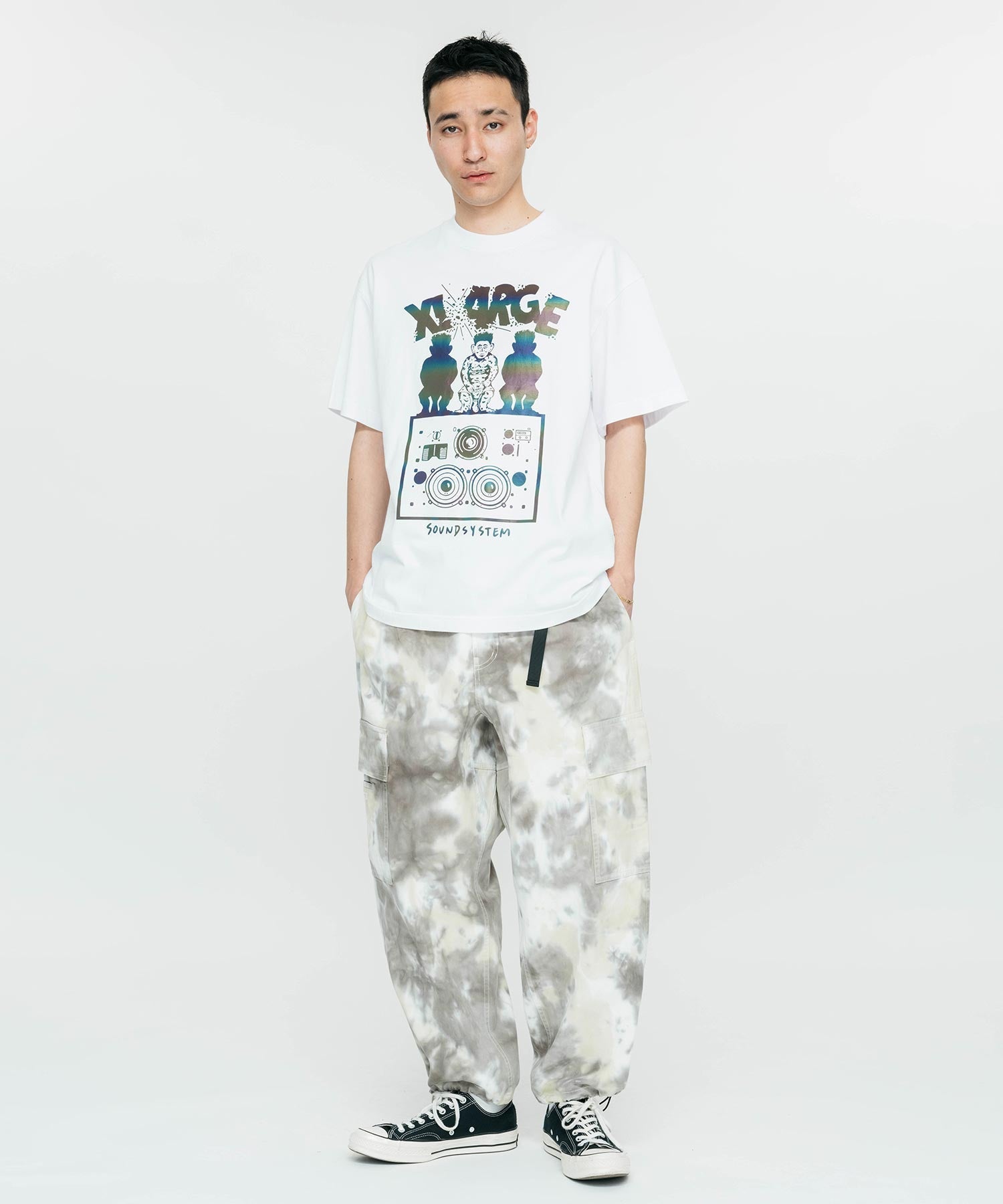 เสื้อยืดแขนสั้น XLARGE รุ่น Sound System S/S Tee
