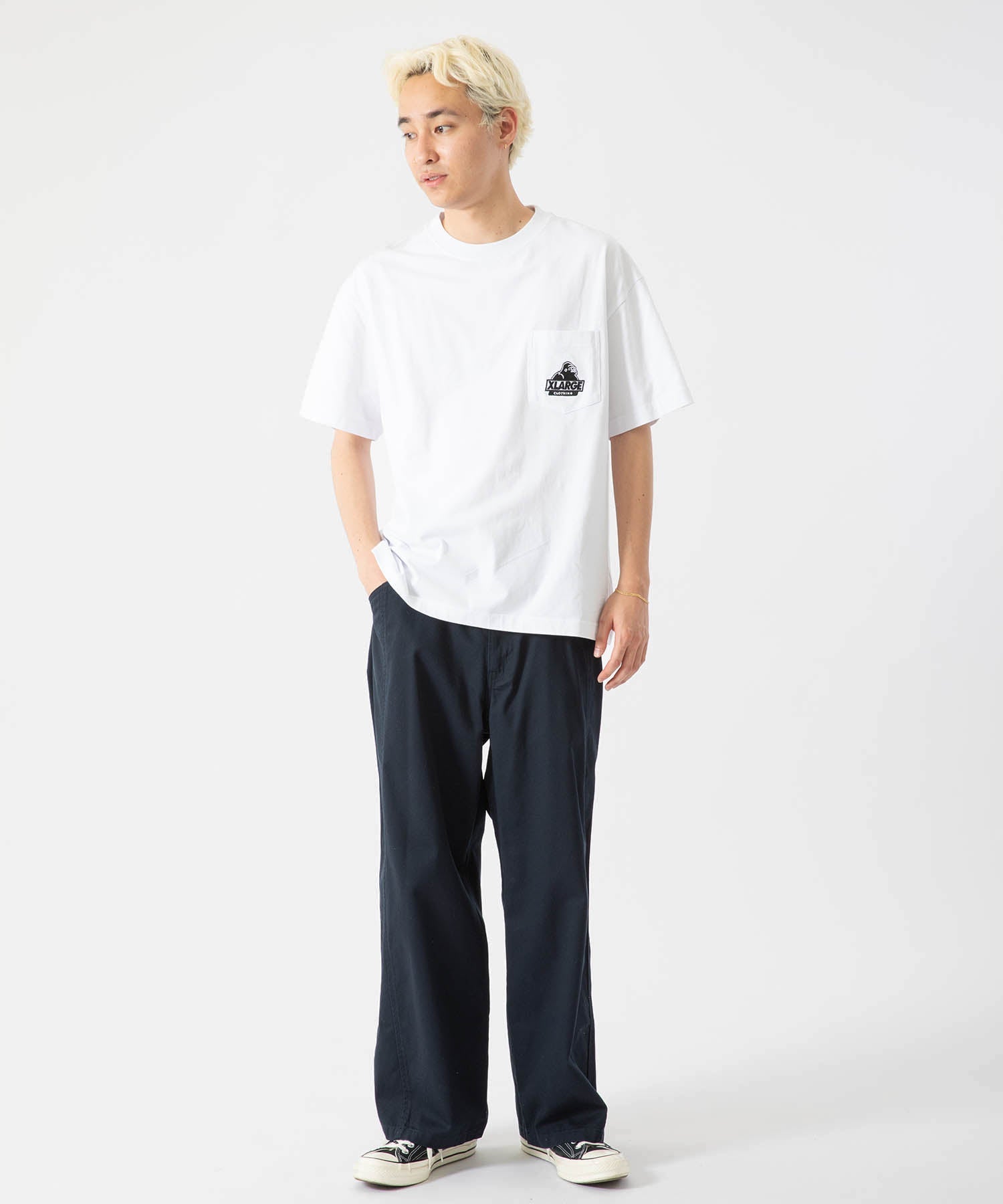 เสื้อยืดแขนสั้น XLARGE รุ่น SLANTED OG S/S POCKET TEE