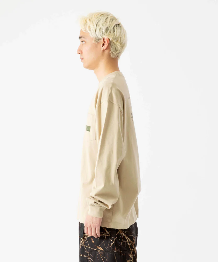 เสื้อยืดแขนยาว XLARGE รุ่น MILITARY L/S POCKET TEE