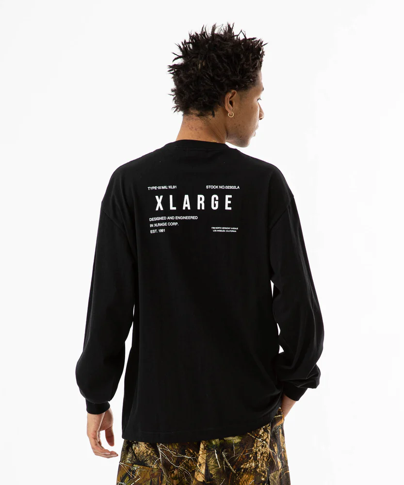 เสื้อยืดแขนยาว XLARGE รุ่น MILITARY L/S POCKET TEE