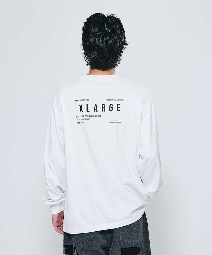 เสื้อยืดแขนยาว XLARGE รุ่น MILITARY L/S POCKET TEE