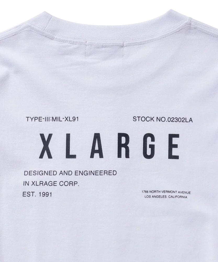 เสื้อยืดแขนยาว XLARGE รุ่น MILITARY L/S POCKET TEE