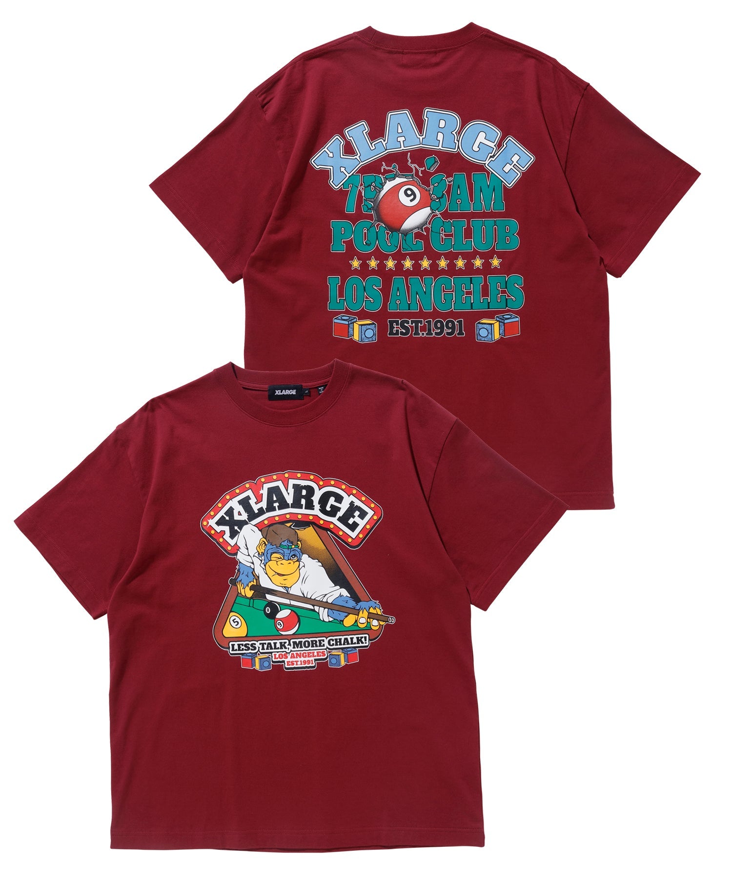 เสื้อยืดแขนสั้น XLARGE รุ่น XL Pool Club S/S Tee