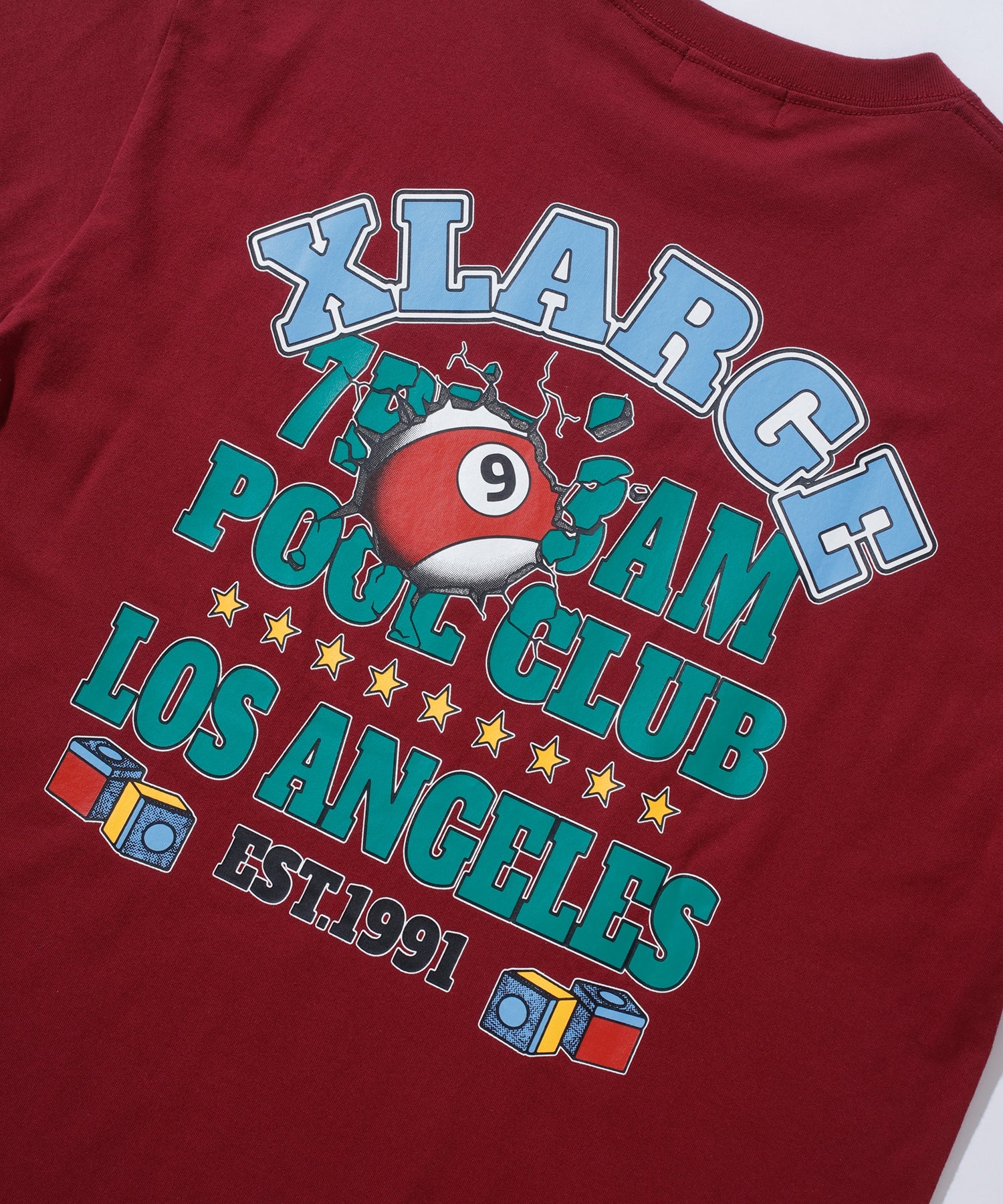 เสื้อยืดแขนสั้น XLARGE รุ่น XL Pool Club S/S Tee