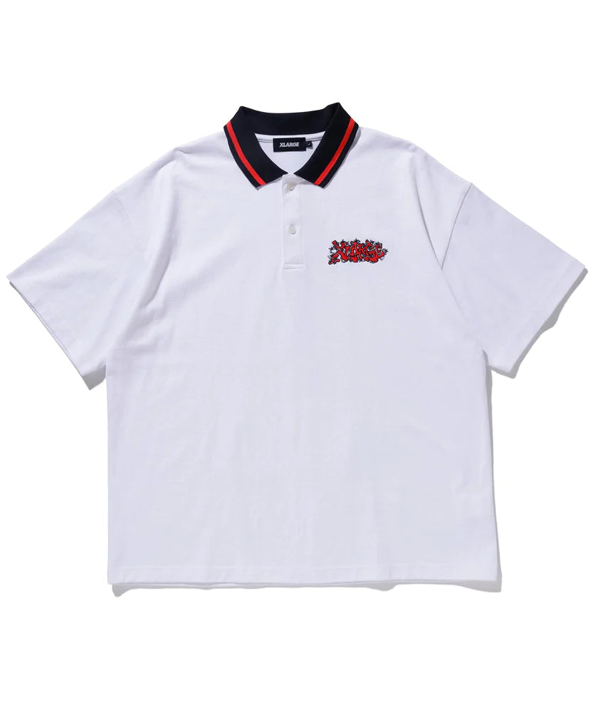 เสื้อโปโล XLARGE รุ่น Barbed Wire Logo Embroidery Polo Shirt