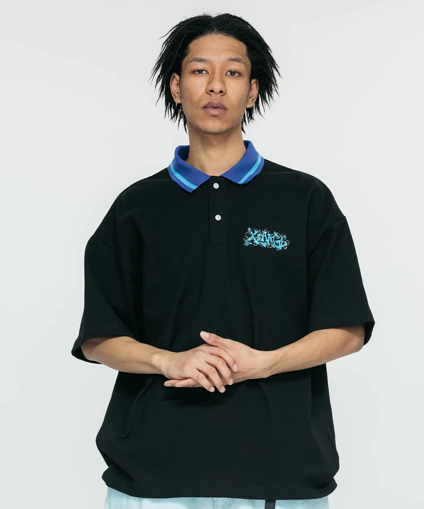 เสื้อโปโล XLARGE รุ่น Barbed Wire Logo Embroidery Polo Shirt